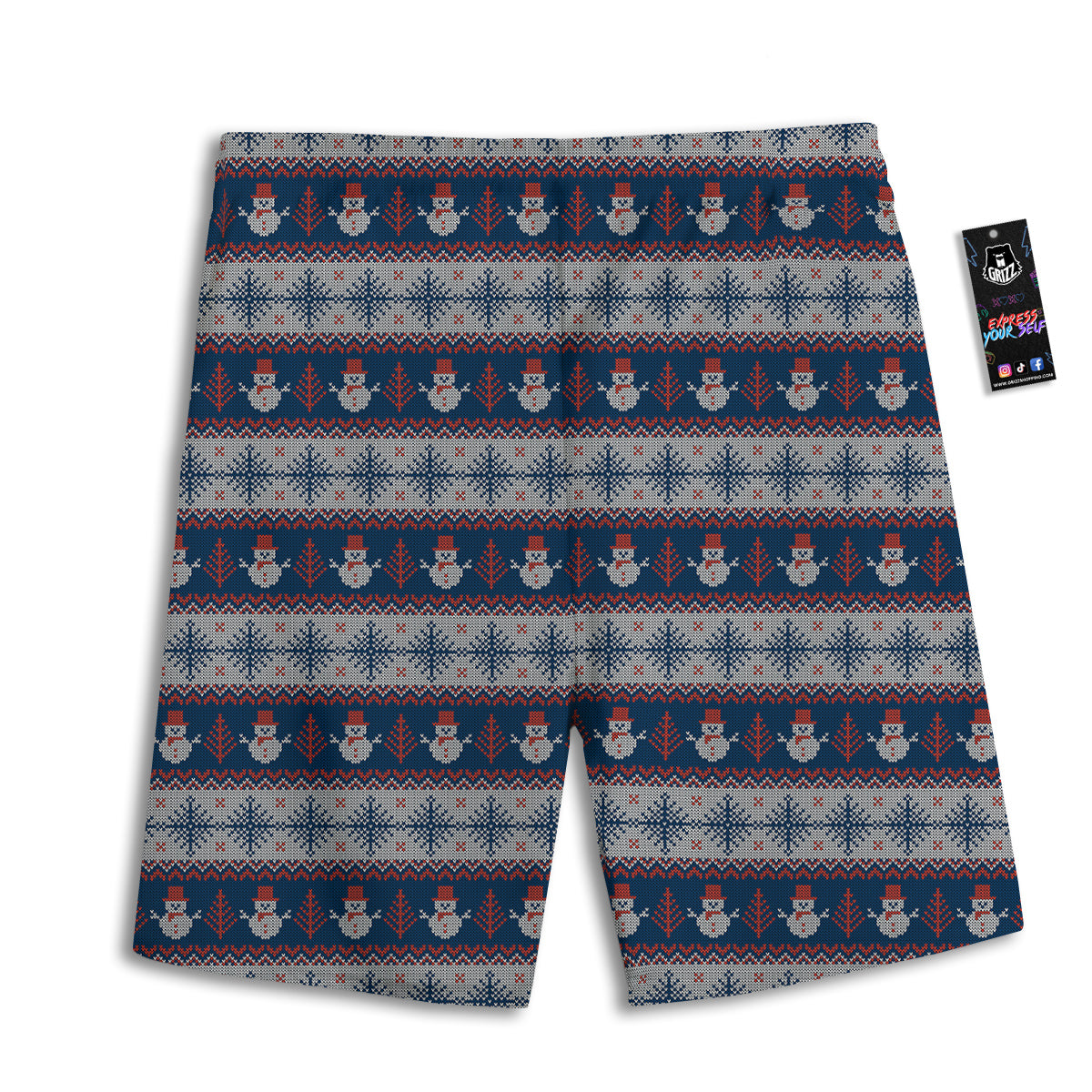 Mandala Patchwork Oval Bohemian Print Pattern Men's Athletic Shorts