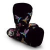 Knitted Floral Humming Bird Print Boxing Gloves-grizzshop