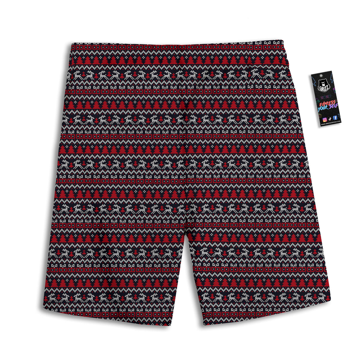 Mantis Hand Drawn Print Pattern Men's Athletic Shorts