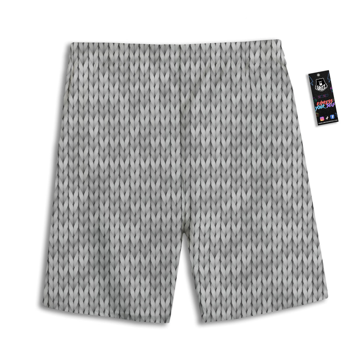 Maori Tribal Polynesian Kowhaiwhai Print Men's Athletic Shorts