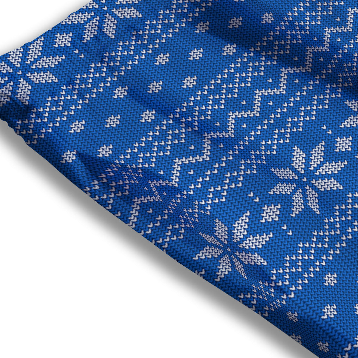 Knitted Holiday Winter Print Pattern Mesh Shorts