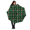 Knitted Santa Claus Print Pattern Umbrella-grizzshop