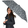 Knitted Snow Leopard Print Pattern Umbrella-grizzshop