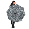 Knitted Snow Leopard Print Pattern Umbrella-grizzshop