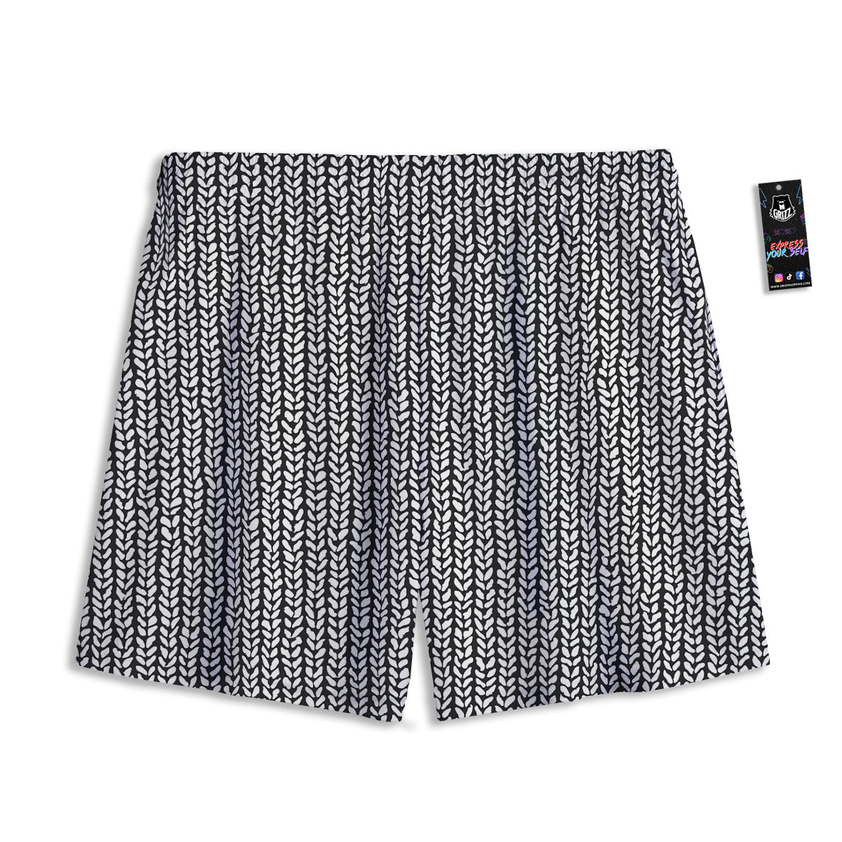 Mandala Floral Paisley Print Mesh Shorts