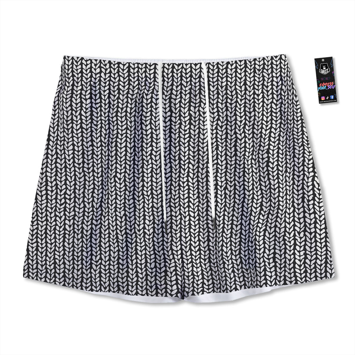 Mandala Floral Paisley Print Mesh Shorts