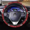 Knitted Valentine's Day Print Pattern Car Steering Wheel Cover-grizzshop