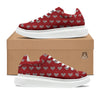 Knitted Valentine's Day Print Pattern Platform Shoes-grizzshop