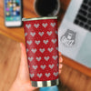 Knitted Valentine's Day Print Pattern Tumbler-grizzshop