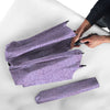 Knitted Violet Print Pattern Umbrella-grizzshop