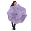 Knitted Violet Print Pattern Umbrella-grizzshop