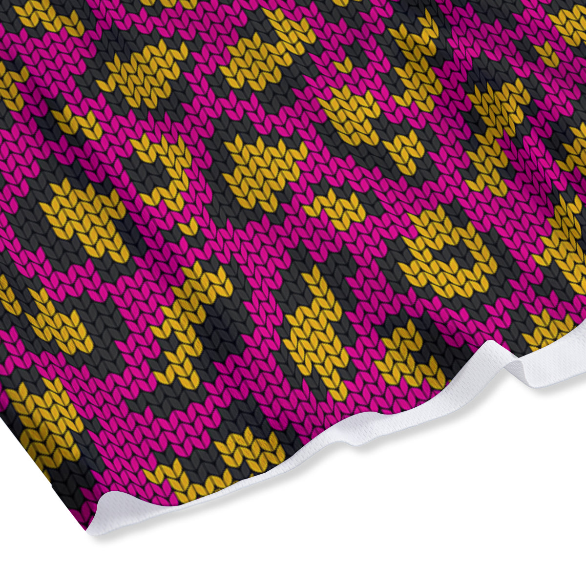 Knitted Wild Pink Leopard Print Pattern Mesh Shorts