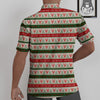 Knitted Christmas Print Pattern Untucked Shirts-grizzshop