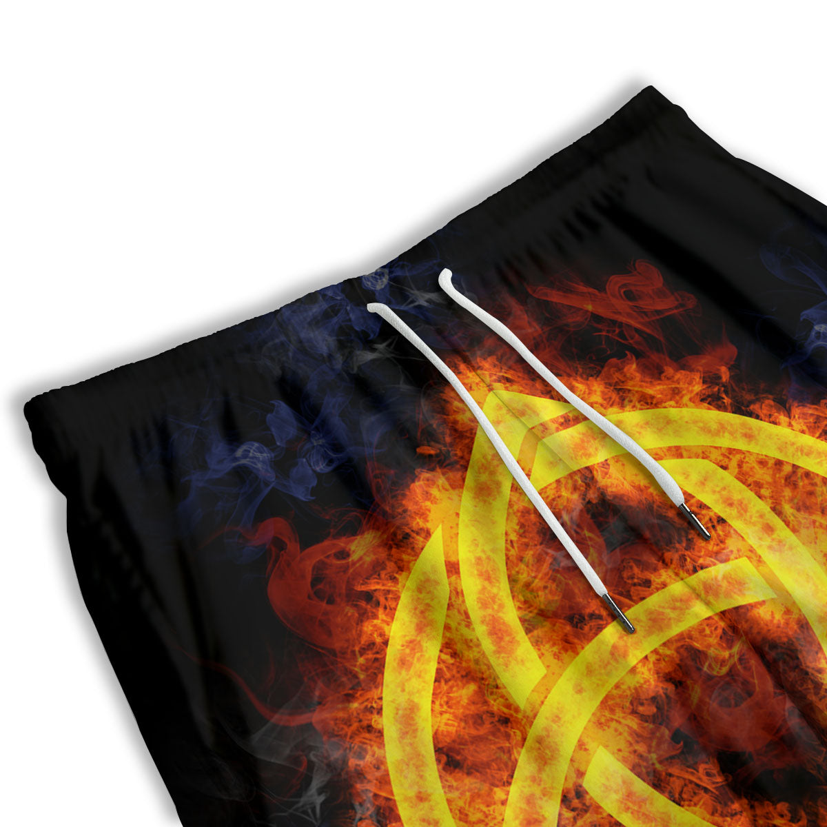 Maple Leaves Print Pattern Men's Athletic Shorts