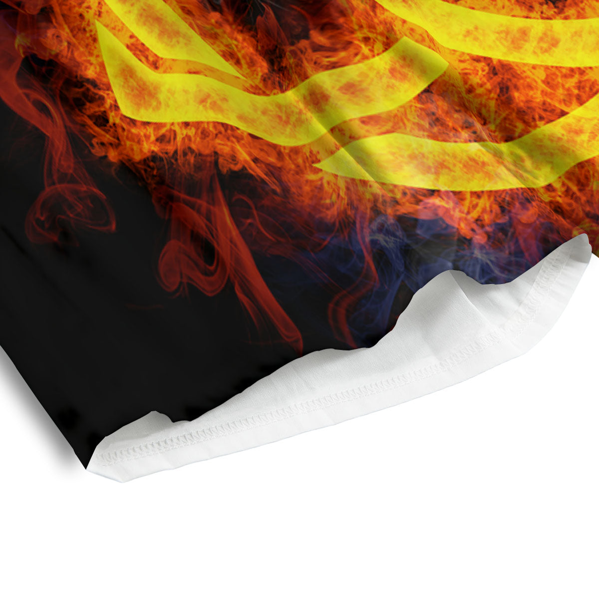 Maple Leaves Print Pattern Men's Athletic Shorts