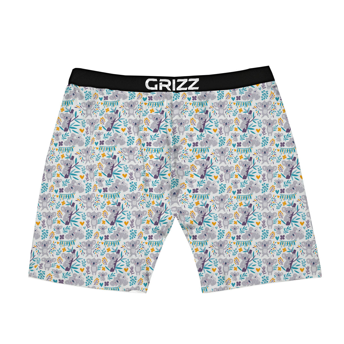Koala Cartoon Print Pattern Boxer Briefs-grizzshop