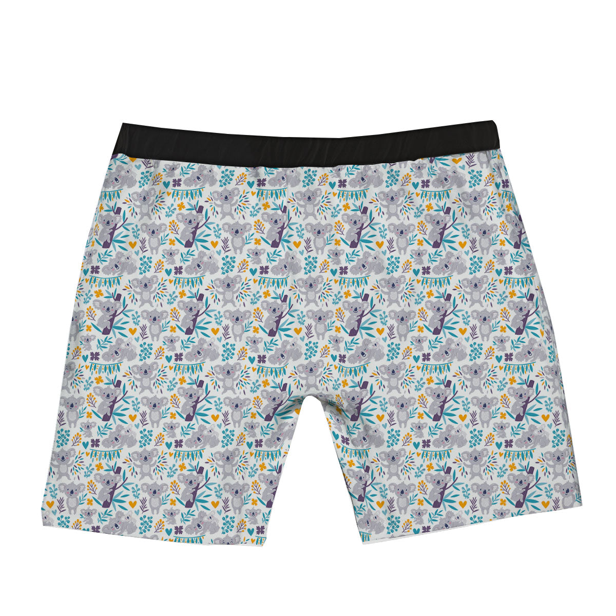 Koala Cartoon Print Pattern Boxer Briefs-grizzshop
