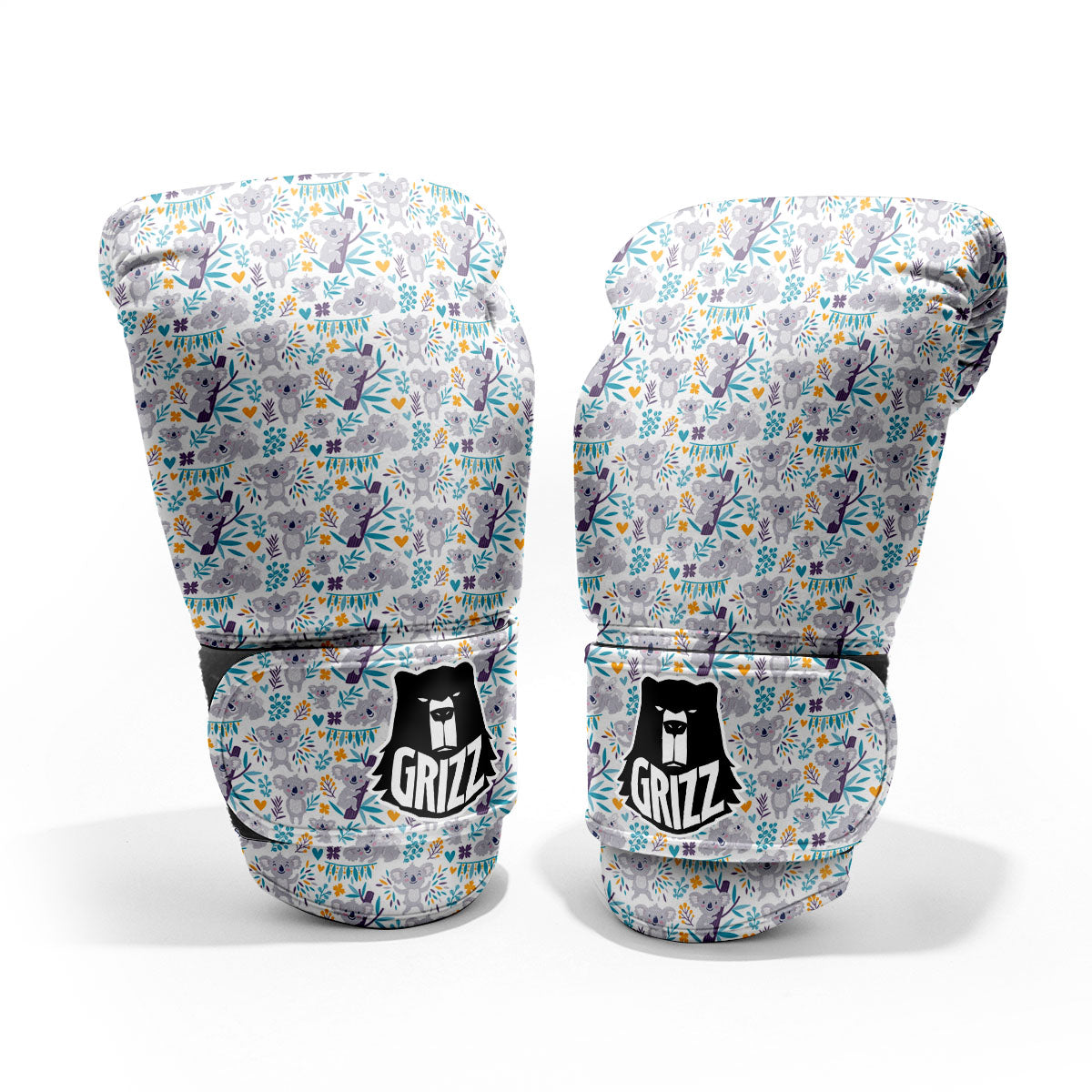 Koala Cartoon Print Pattern Pro Boxing Glove