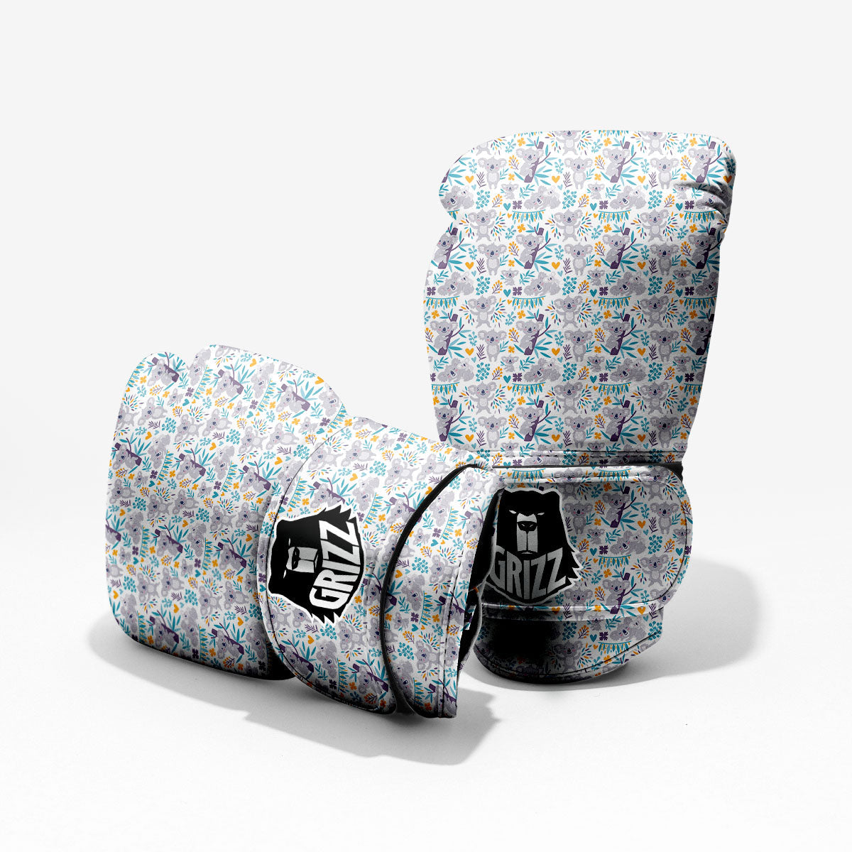 Koala Cartoon Print Pattern Pro Boxing Glove