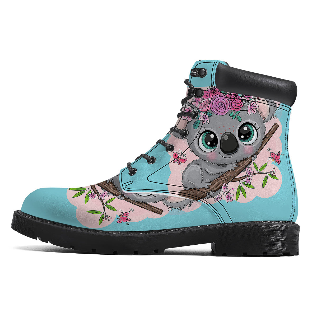 Koala Cute Print Boots-grizzshop