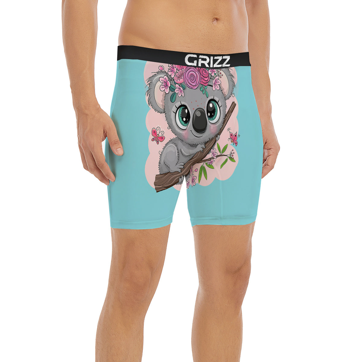 Koala Cute Print Boxer Briefs-grizzshop