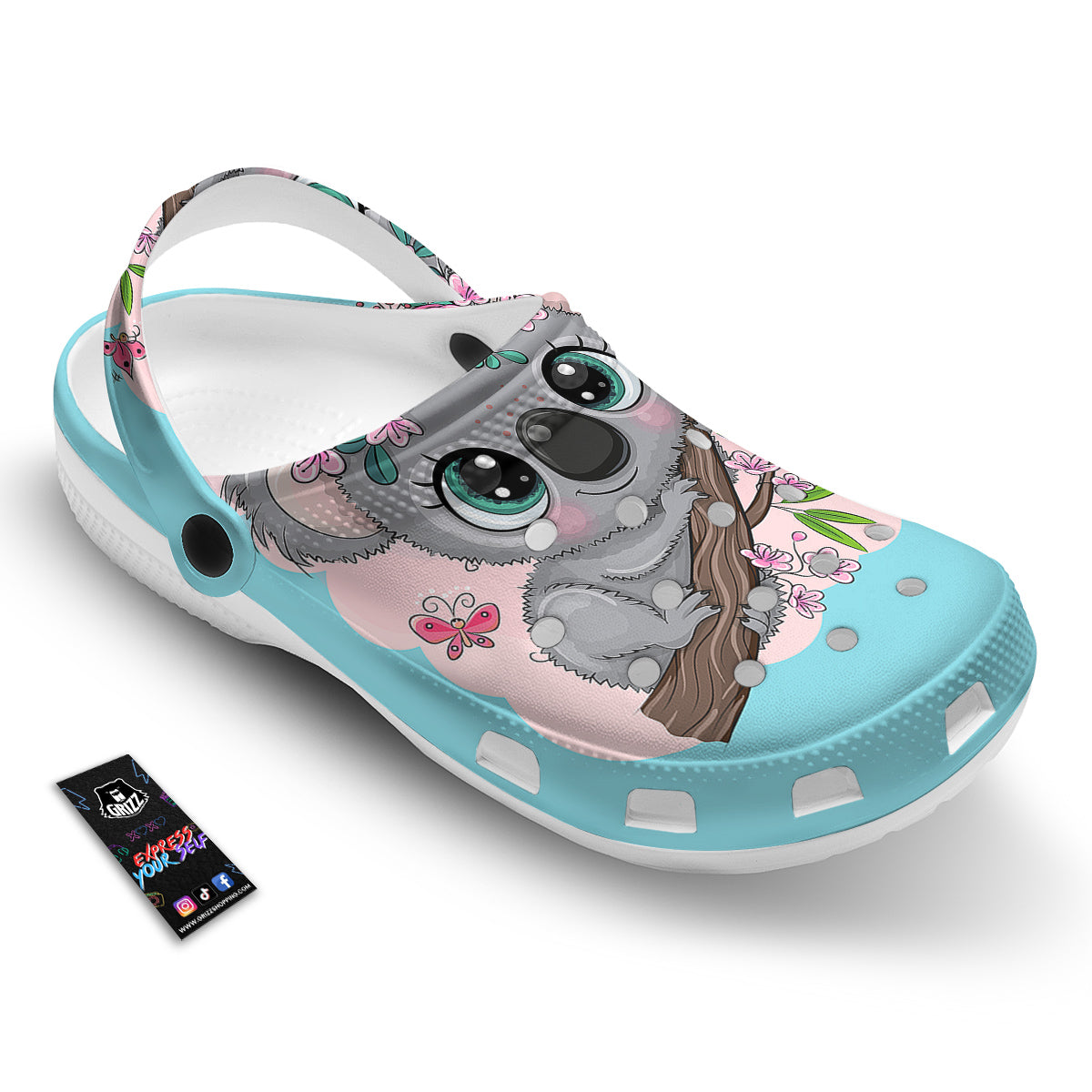 Koala Cute Print Clog-grizzshop