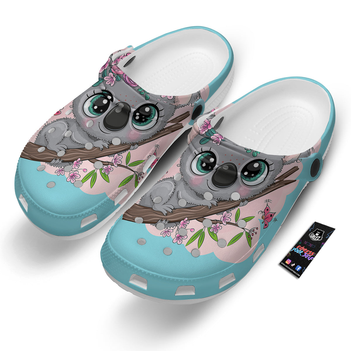 Koala Cute Print Clog-grizzshop