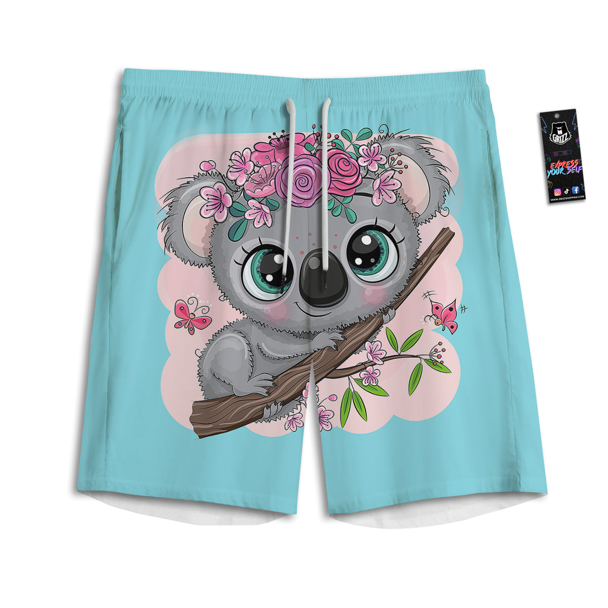 Mardi Harlequin Gras Print Pattern Men's Athletic Shorts