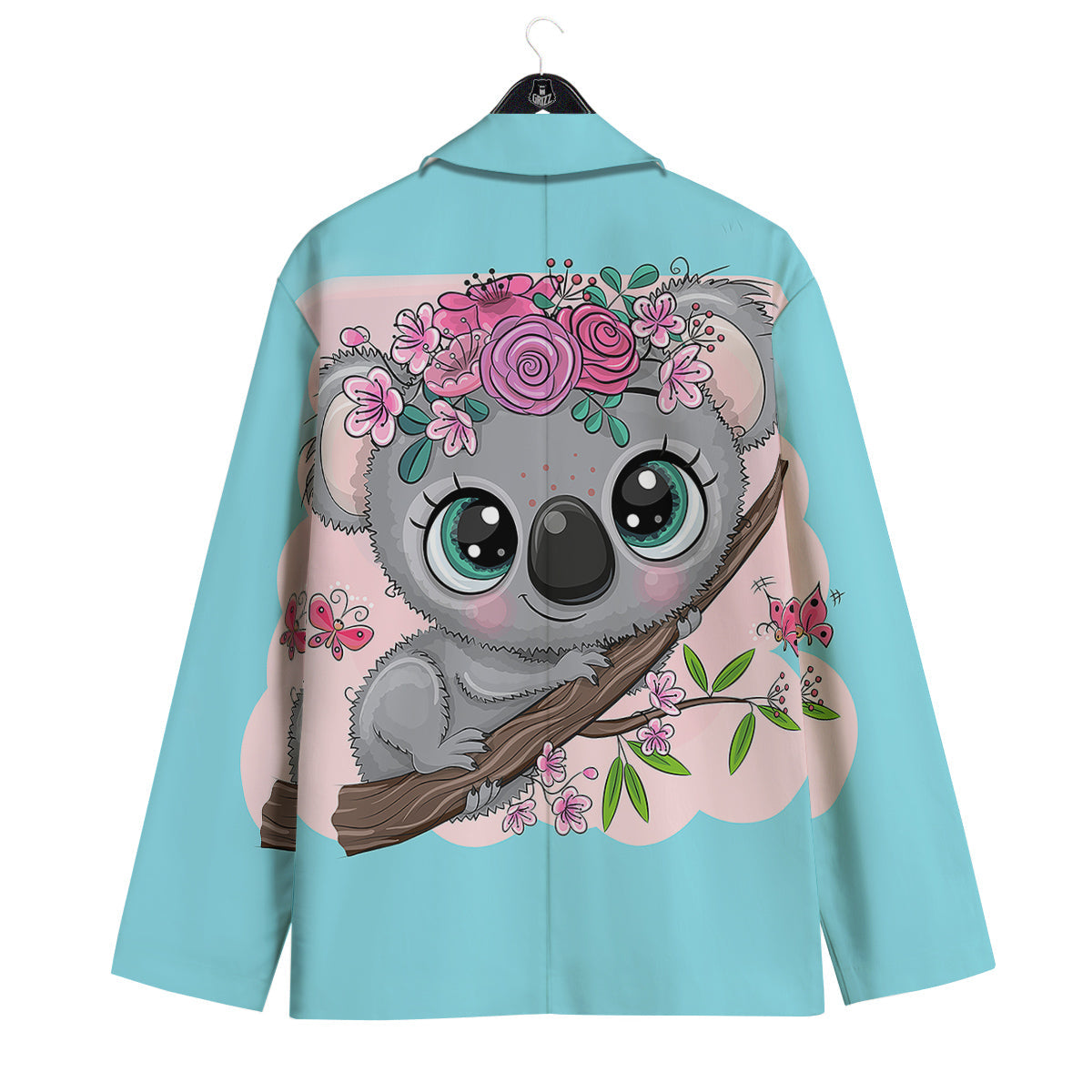 Koala Cute Print Men's Sport Coat-grizzshop
