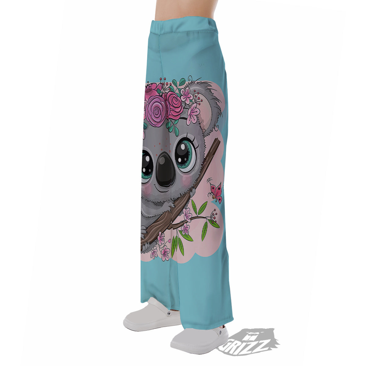 Koala Cute Print Pajama Pants-grizzshop