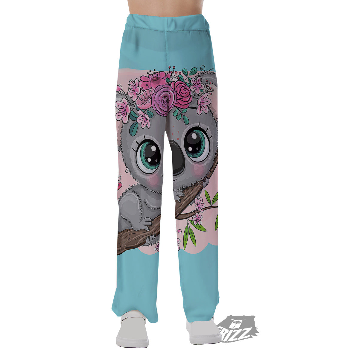 Koala Cute Print Pajama Pants-grizzshop