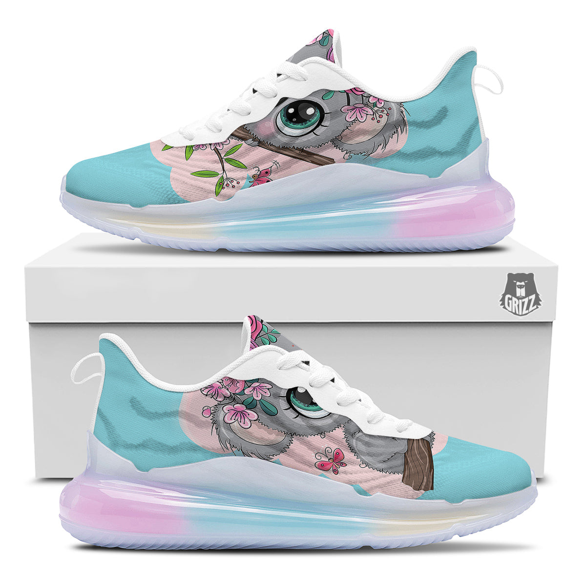 Koala Cute Print Running Sneakers-grizzshop