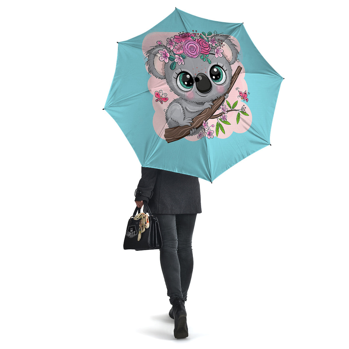 Koala Cute Print Umbrella-grizzshop