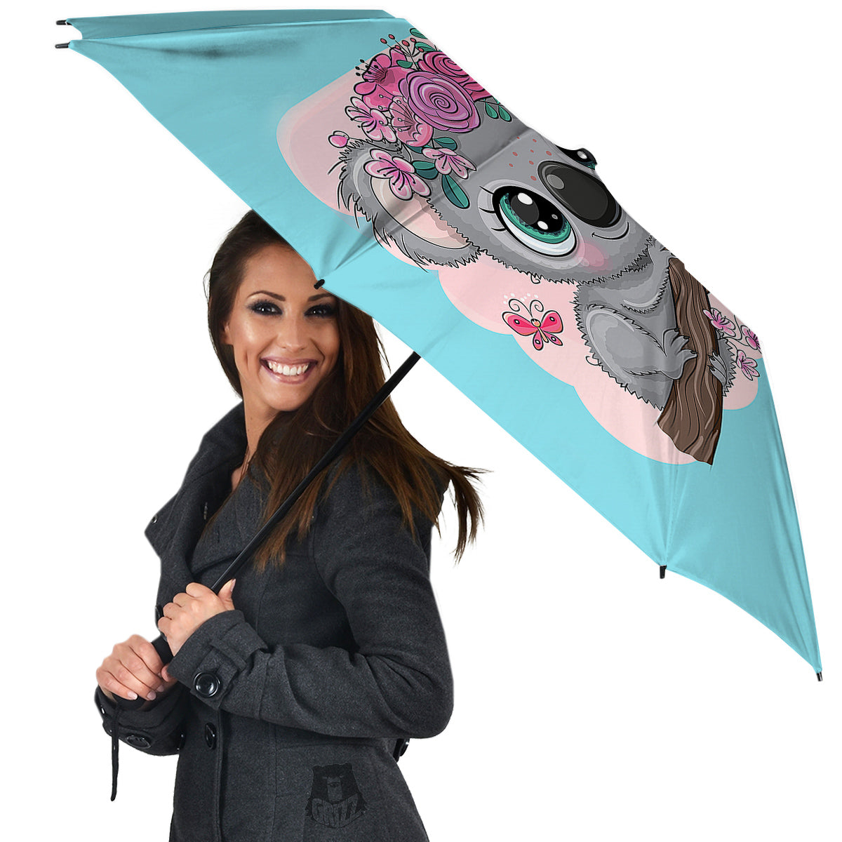 Koala Cute Print Umbrella-grizzshop