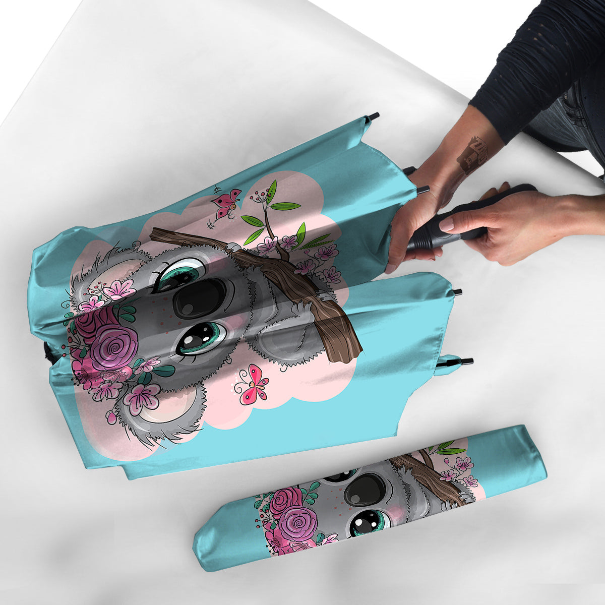 Koala Cute Print Umbrella-grizzshop