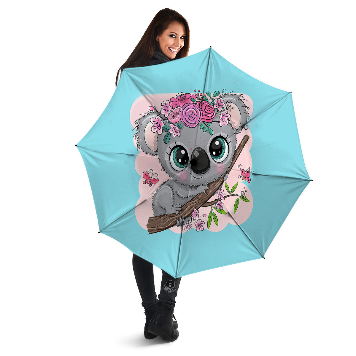 Koala Cute Print Umbrella-grizzshop