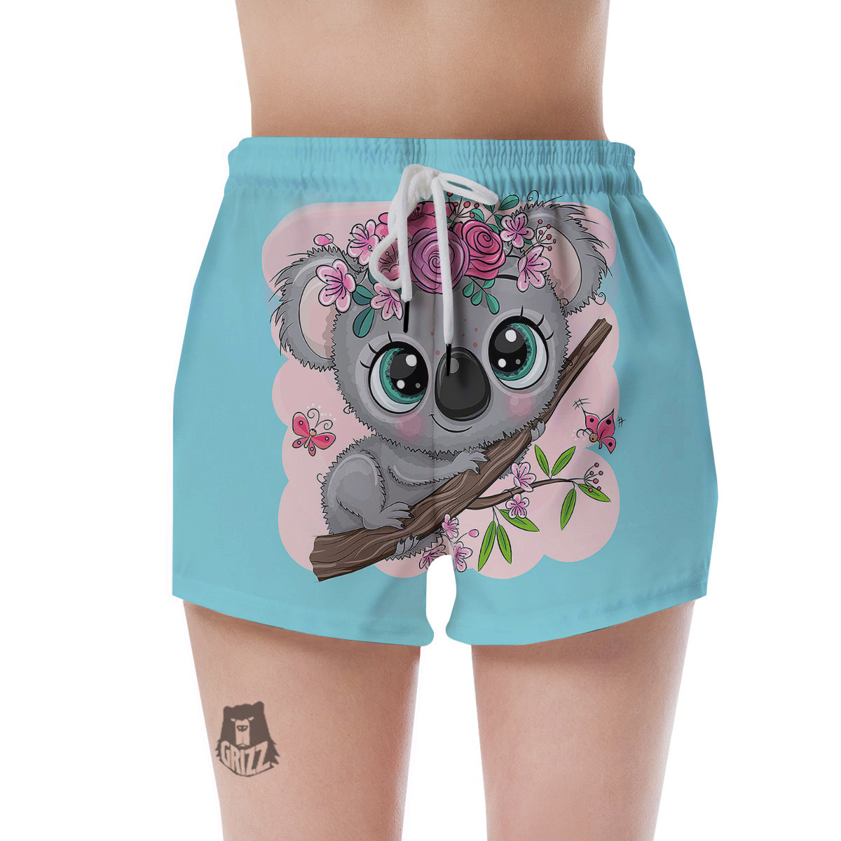 Koala Cute Print Women's Shorts-grizzshop