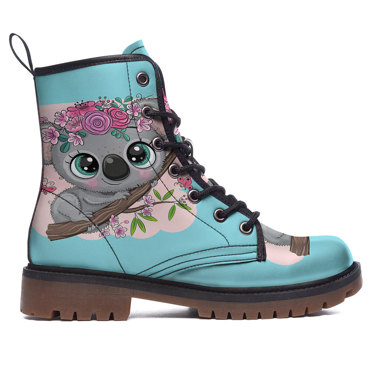 Koala Cute Print Work Boots-grizzshop