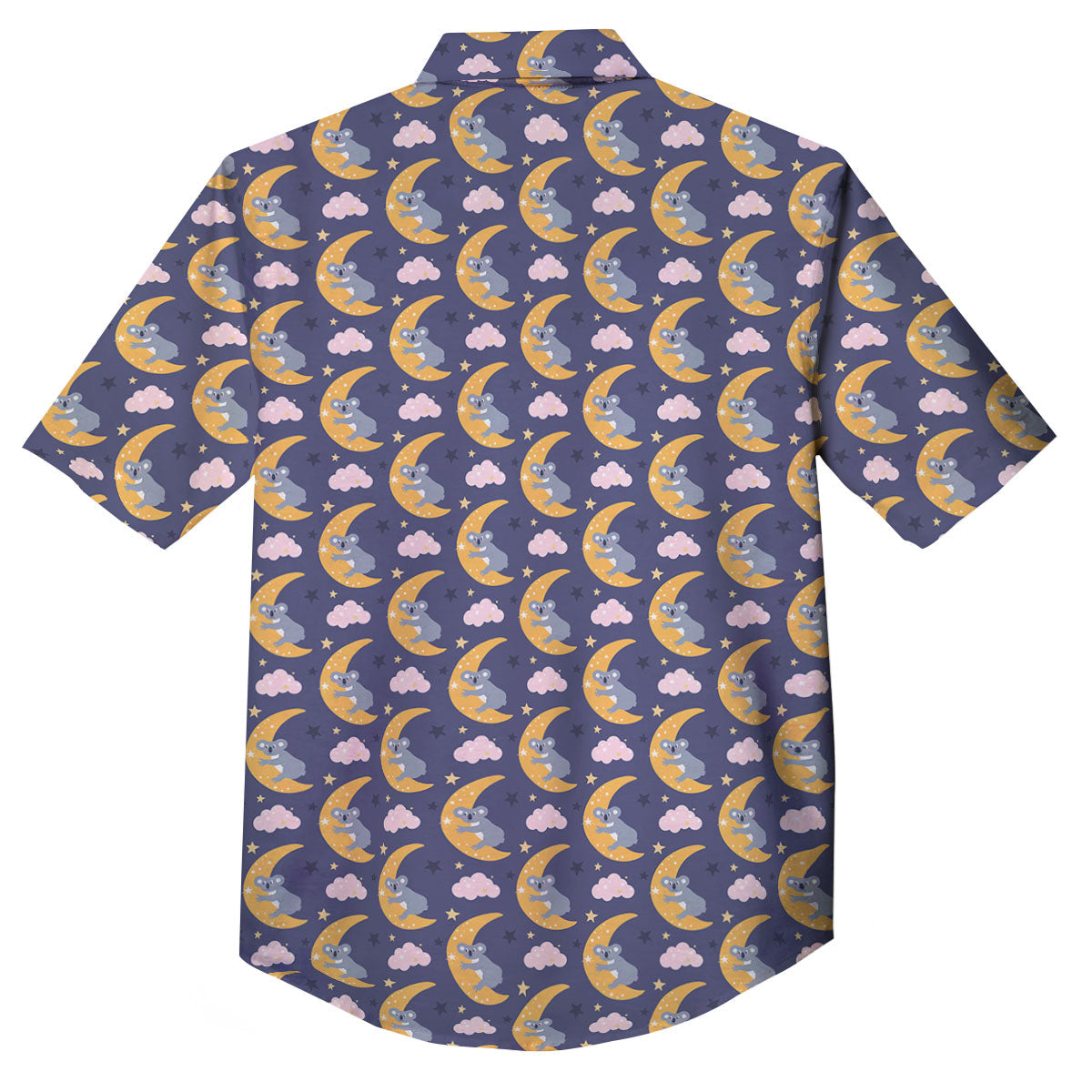 Koala Good Night Print Pattern Button Up Shirt-grizzshop