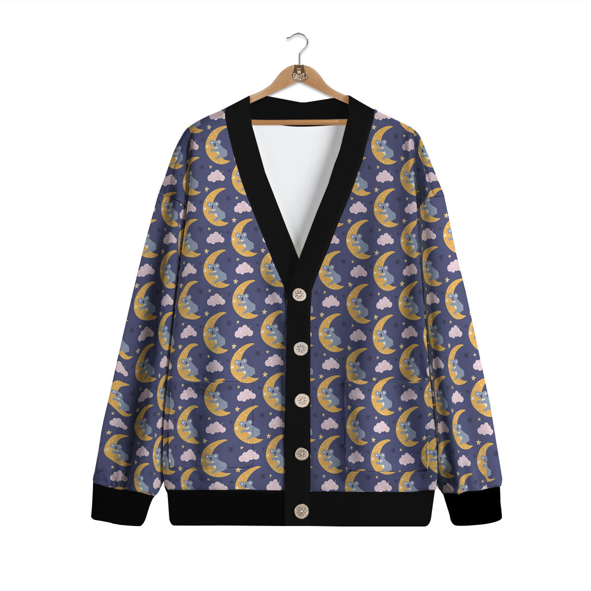 Koala Good Night Print Pattern Cardigan-grizzshop