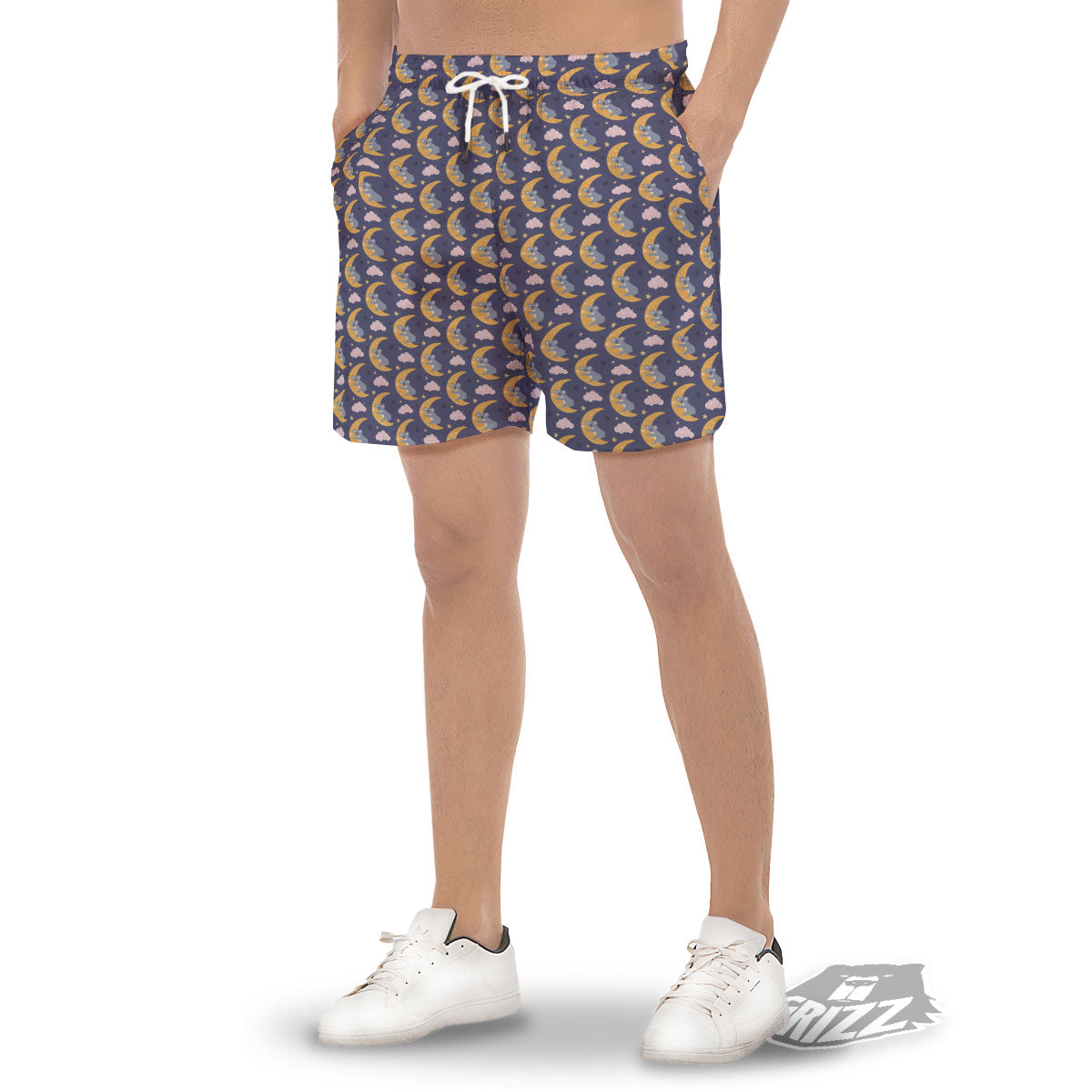 Koala Good Night Print Pattern Men's Gym Shorts-grizzshop