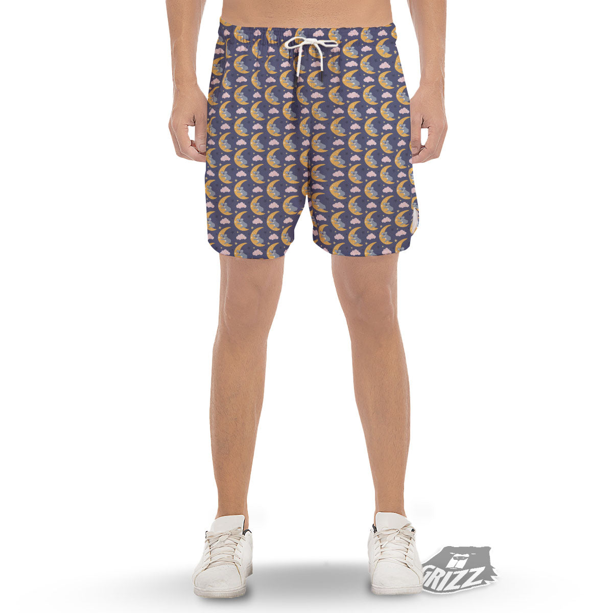Koala Good Night Print Pattern Men's Gym Shorts-grizzshop