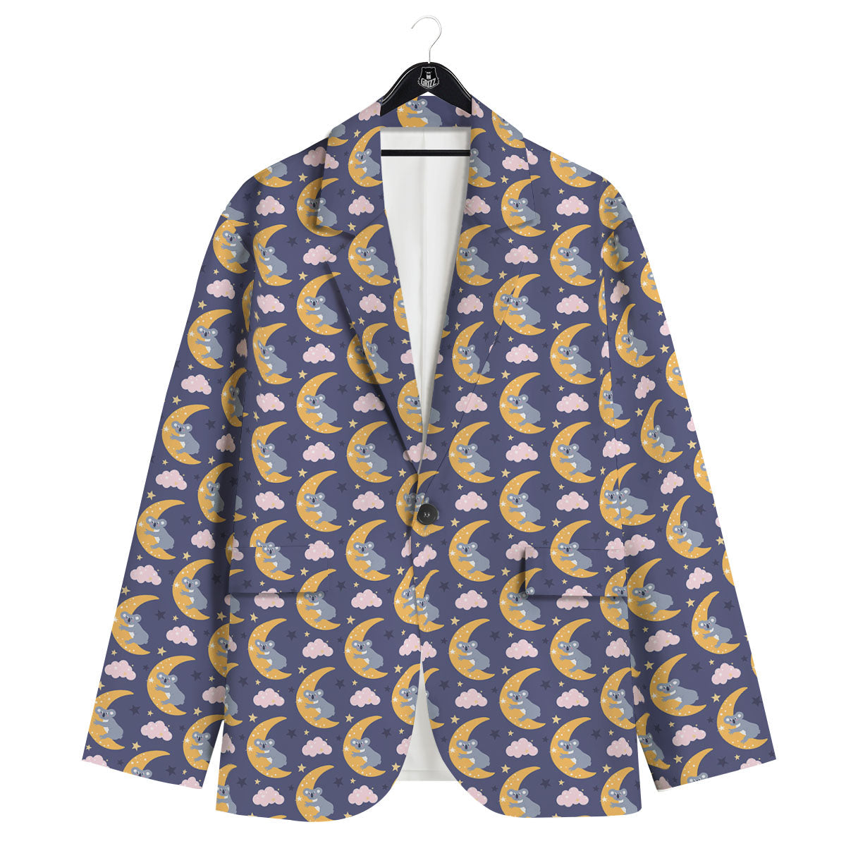 Koala Good Night Print Pattern Men's Sport Coat-grizzshop