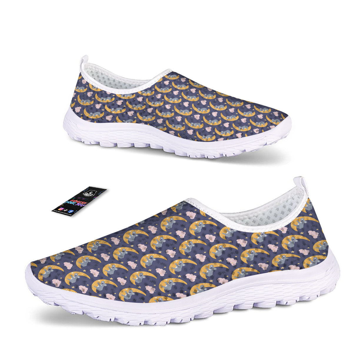 Koala Good Night Print Pattern Nurse Shoes-grizzshop