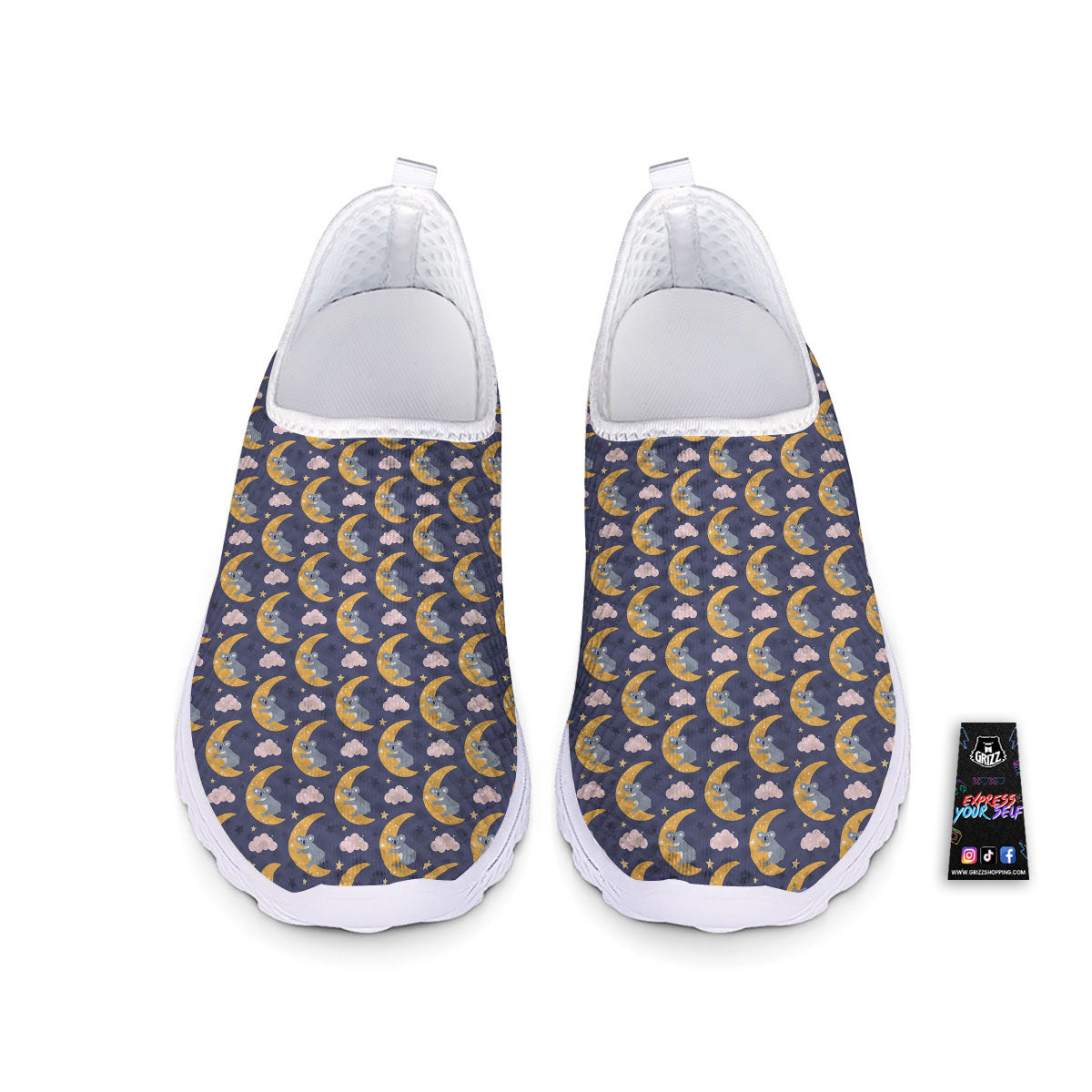 Koala Good Night Print Pattern Nurse Shoes-grizzshop
