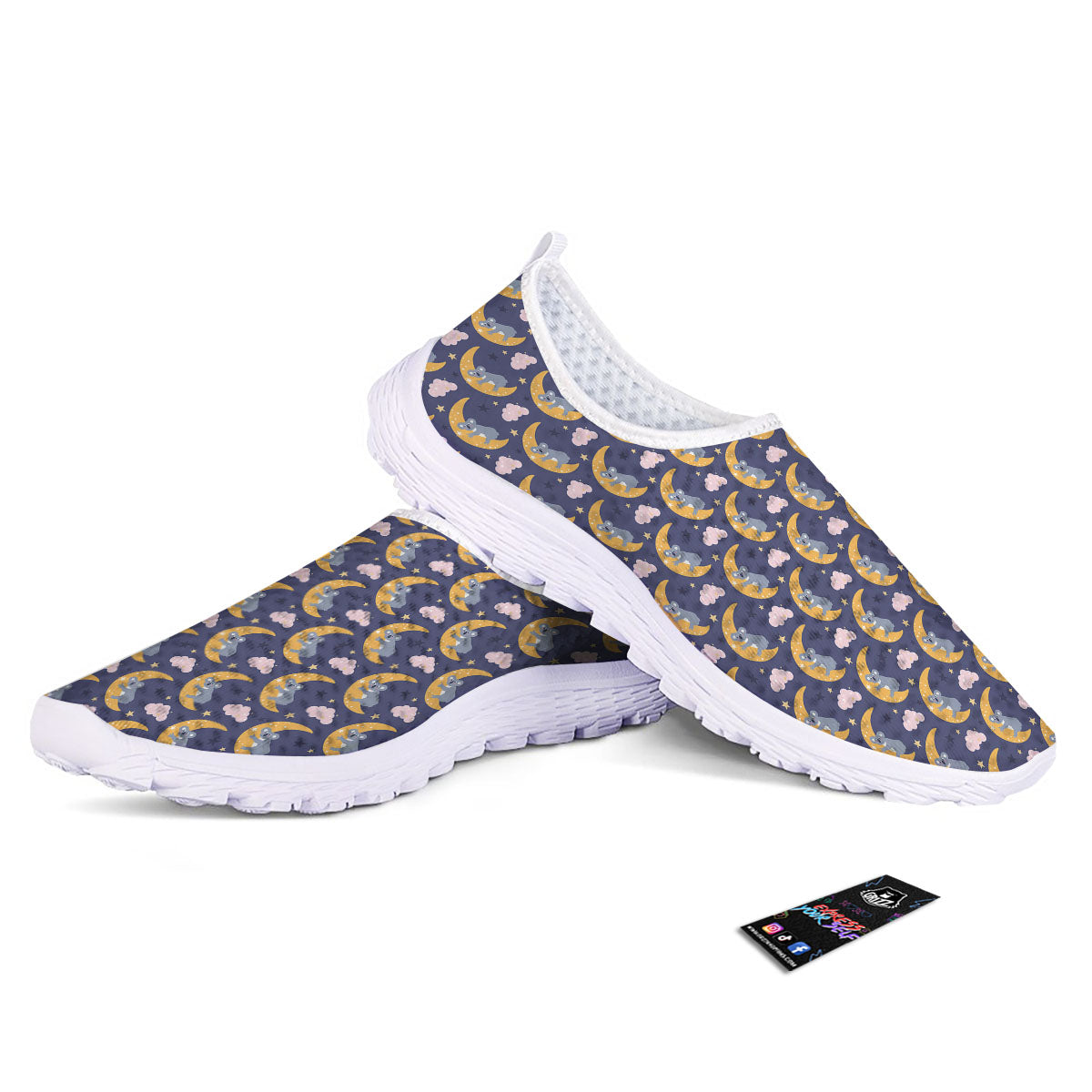 Koala Good Night Print Pattern Nurse Shoes-grizzshop