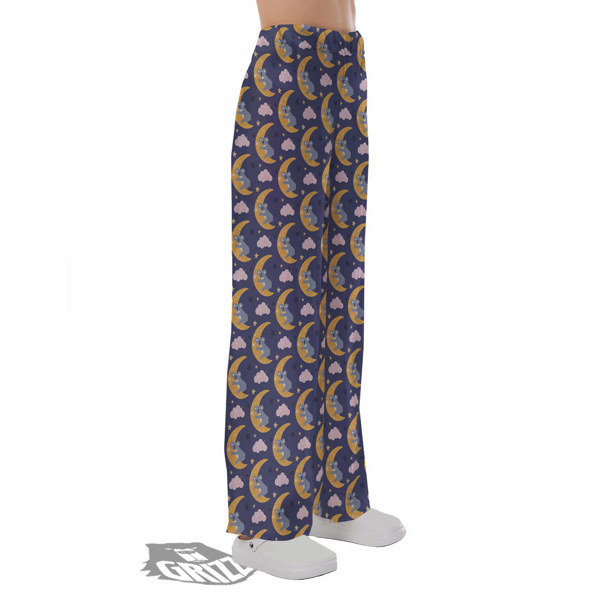 Koala Good Night Print Pattern Pajama Pants-grizzshop