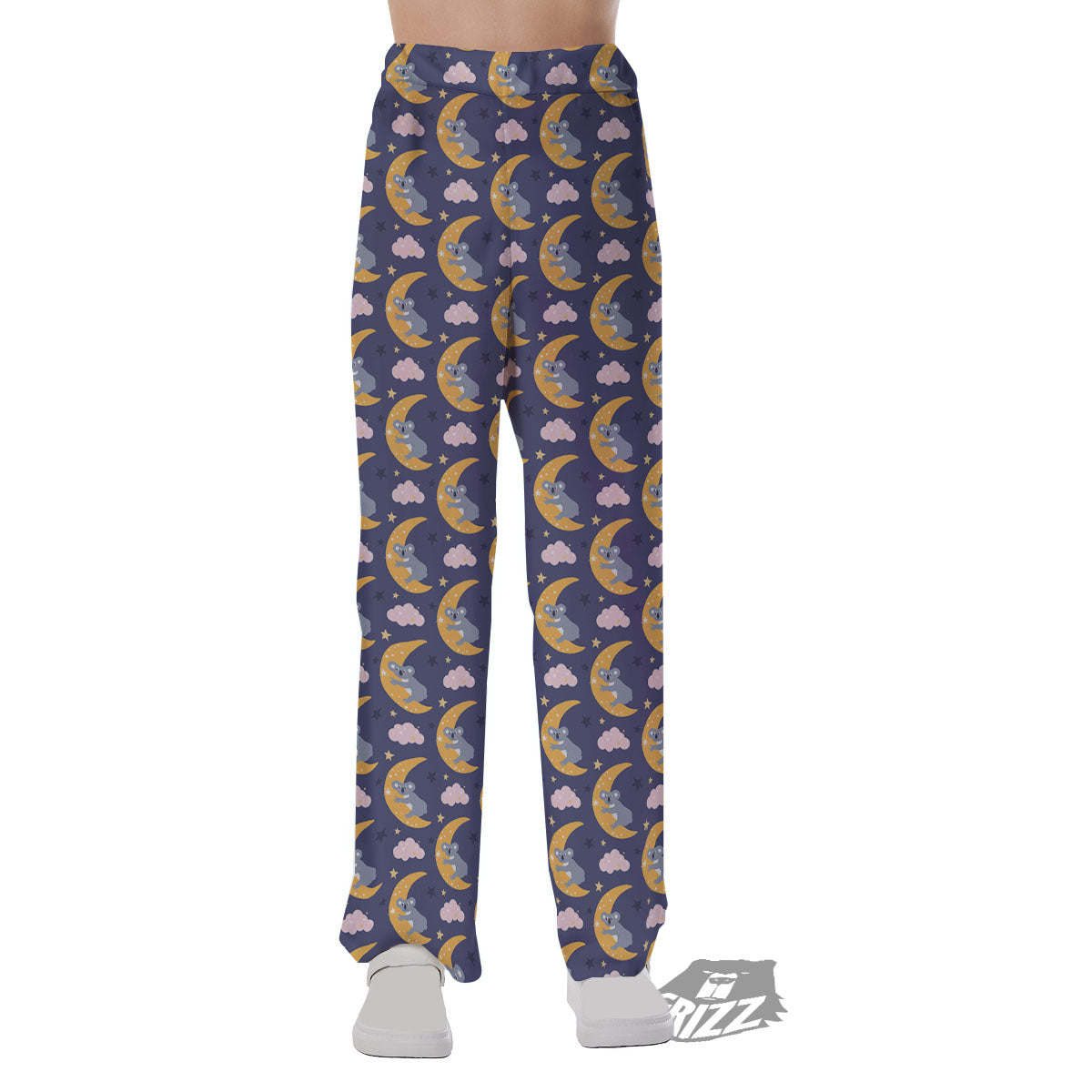 Koala Good Night Print Pattern Pajama Pants-grizzshop