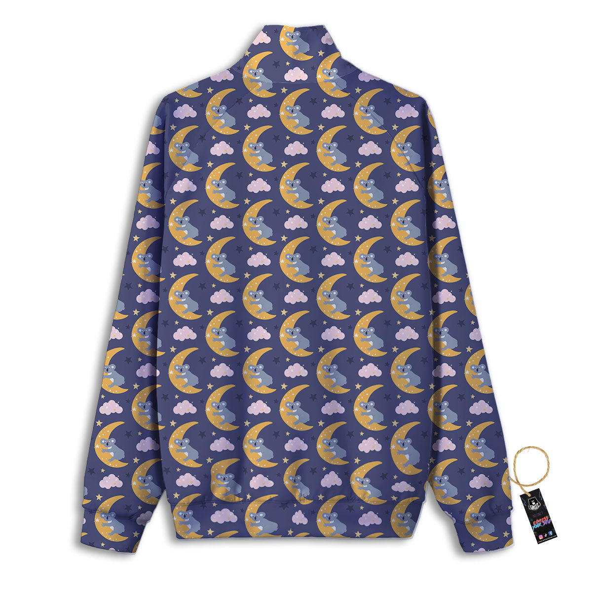 Koala Good Night Print Pattern Track Jacket-grizzshop
