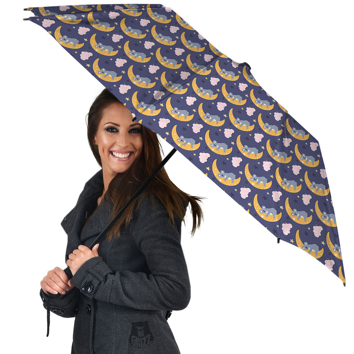 Koala Good Night Print Pattern Umbrella-grizzshop
